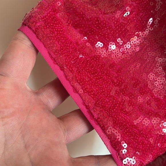 Charter Club Sparkling "Berry Cool" Pink Sequins T-Shirt - NWT - Size XL - Picture 4 of 10